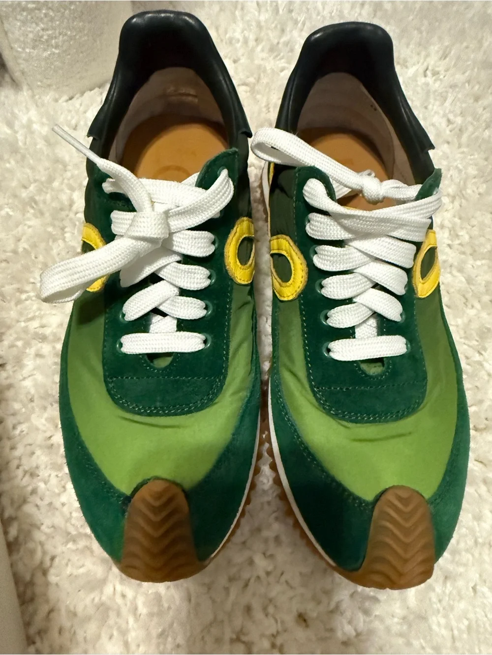 AUTHENTIC LOEWE FLOW SNEAKERS GRADIENT GREEN